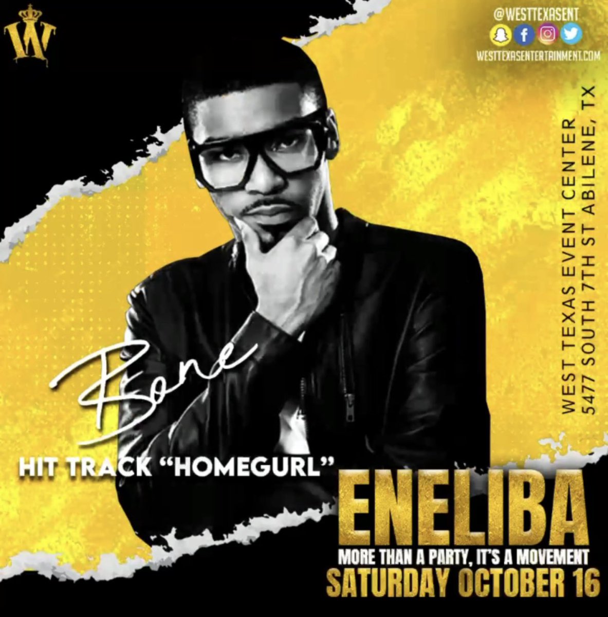 ImSoVannah's tweet photo. Saturday October 16th Abilene Tx !
⁃BYOB 🍺 
⁃FOOD 🥘 
⁃SPECIAL GUEST  ✨ 
⁃MORE TO BE ANNOUNCED 🔥 
#Eneliba2021 https://t.co/4M0rtrHFRP