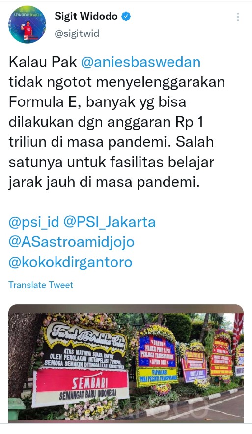 tatakujiyati's tweet photo. Halu. Ada yg menghayal anggaran Formula E bs bikin ini itu utk tanggulangi pandemi. Lah anggaran Rp 560 M itu direncanakan, disetujui &amp; dicairkan ke penyelenggara BUMD Jakpro sebelum pandemi. Ya nggak bs.

Soal menangani pandemi, DKI plg siap.

Katanya                   Faktanya https://t.co/yKPQgpAPlQ