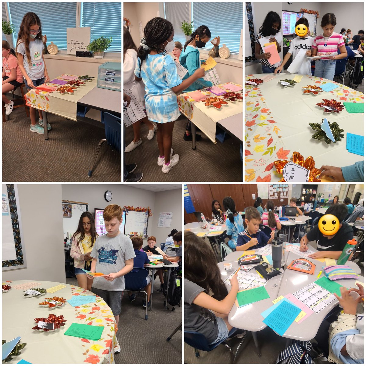 We kicked off our poetry unit with a buffet of poems from the Poetry Cafe. Students recorded their observations for the poems they selected from the menu. It was a tasty time!!!  #explorewells <a href="/CFISDWells/">Wells Elementary</a>