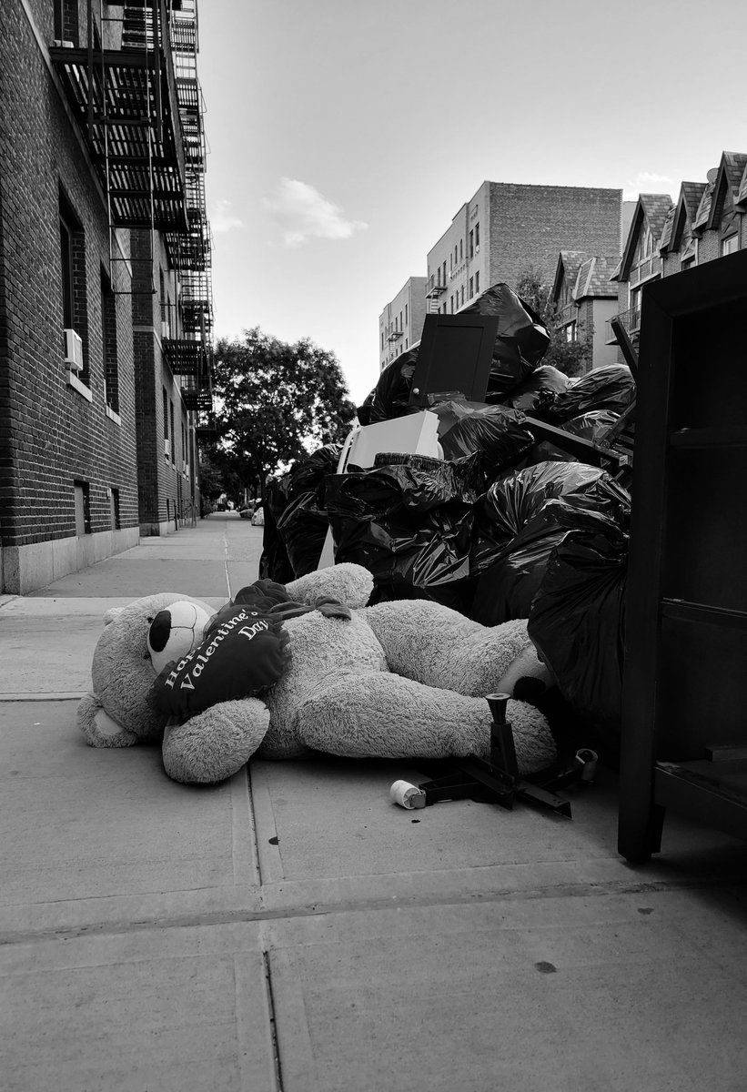 Cabeza79's tweet photo. Love? #LoveLost #LoveFound #ValentinesBear #DiscardedFeelings #Garbage #LoveIsGone #Sunnyside #QueensNY #OmiDaPhotographer #S21Photography https://t.co/QRX7sI1Jtt