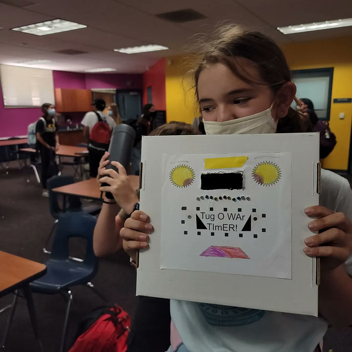 Seval_Karanfil's tweet image. Here are some great Makerbit projects students designed on their own. Great job wildcats! @CajonValleyUSD @TheMakerBit @rogerwagner @lcccsma #makerbit #microbit #cs4all