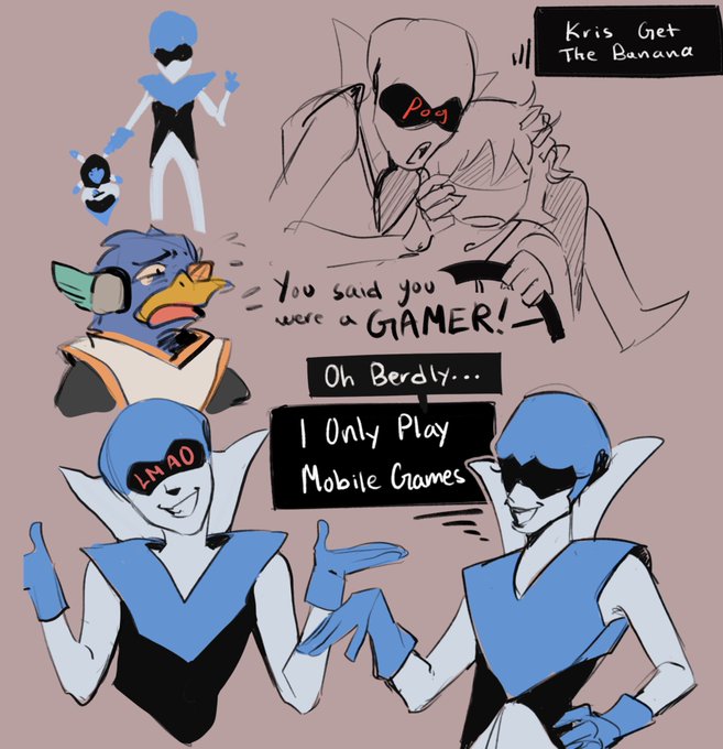 all my deltarune sketches rn 