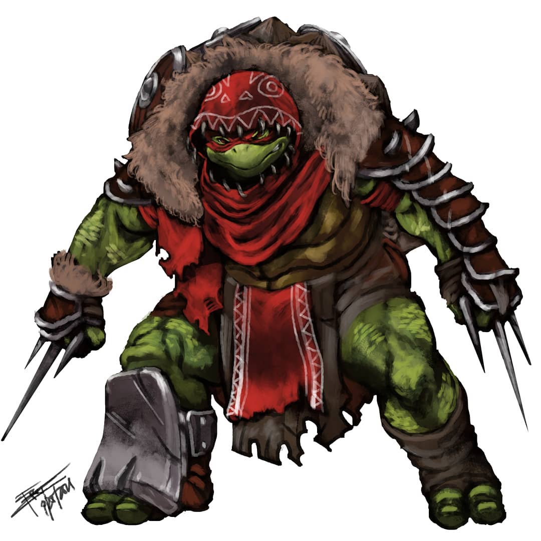 ditopeloMaldito's tweet photo. As Tartarugas Ninjas como classes do RPG D&D!
Qual o seu favorito, e como seriam as fichas desses personagens?!
▪︎
#dnd #ded #dnd5ebrasil #dnd5e #roleplay #RPG #rpgdemesa #rpgbr #rpgbrasil #rpggame #roleplaygame #roleplaying #dungeonmaster #tabletofrpg #boardgame #jogo https://t.co/WJJL11onEc