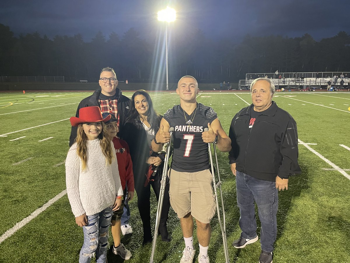 WHathletics's tweet photo. It’s senior night here - unfortunately both of our terrific captains are hurt but they still give us outstanding leadership.  We will post all of the pictures later https://t.co/w7u8wnn607
