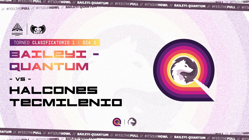 QuantumGravityG's tweet photo. ¡El día de hoy #BaileyiQuantum nos enfrentaremos primero vs #HalconesTecmilenio por el pase a 8vos de final del T1 del #CNM 2021 de la @LVPmexLoL @LVPmex!
¡Mucha suerte a nuestros jugadores y staff!
@BaileyiEsports
#FeelThePull #ItsOurHowl https://t.co/uGHdygqYSj
