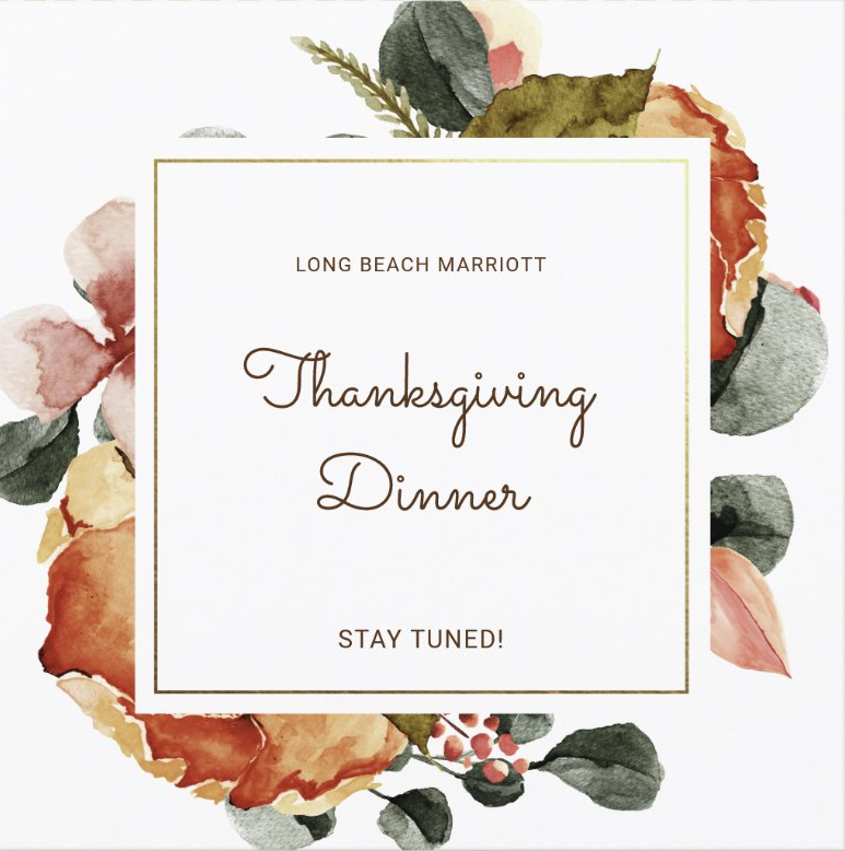 LBMarriott's tweet image. Stay tuned for more information about our upcoming Thanksgiving Dinner! Follow for updates 💛
#thanksgiving #dinner #longbeach #visitlb #fall #autumn #marriott #hotel