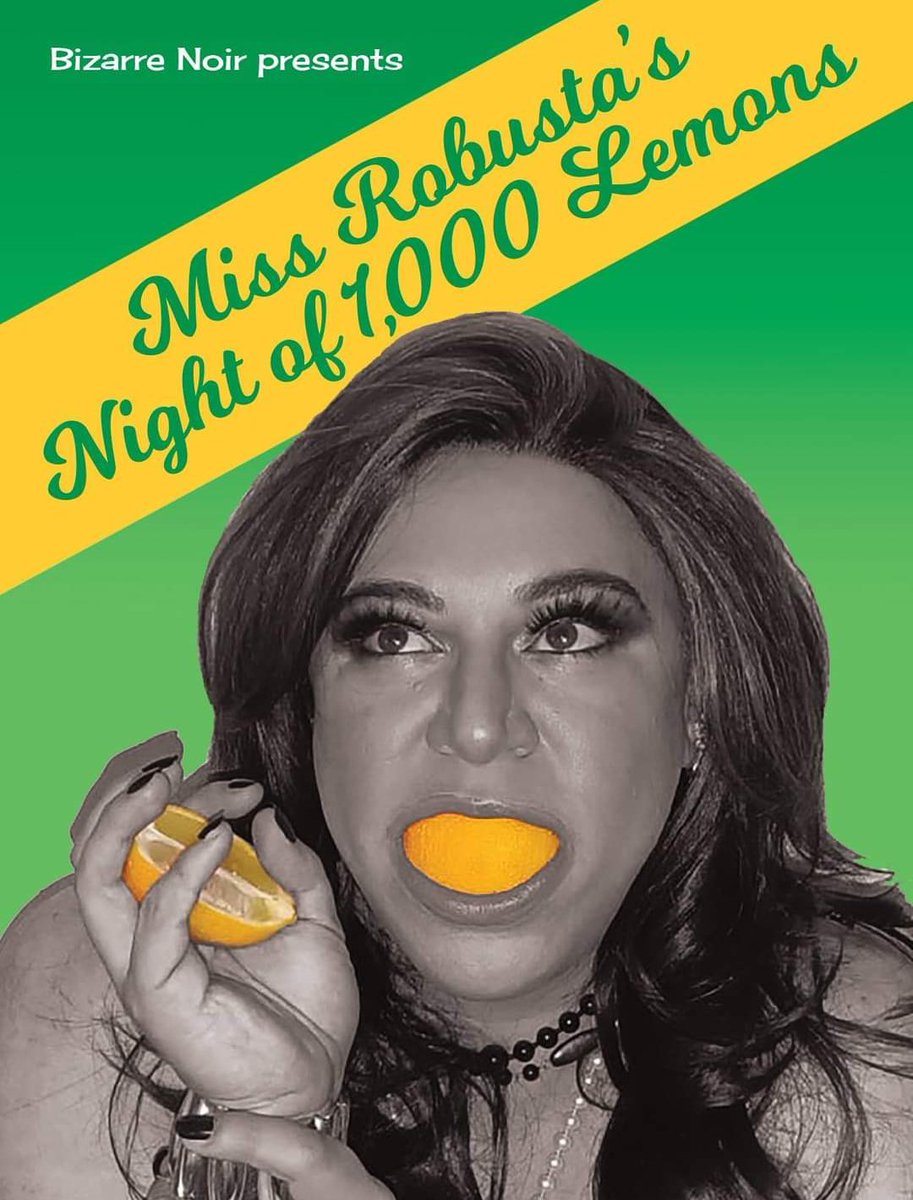 spiderbaby25's tweet photo. We're performing at Don't Tell Mama on Oct 30 and 31! Get your tix for Miss Robusta's Night of 1,000 Lemons today! #dragqueen #dragartist #cabaret #musicalrevue https://t.co/AvvqEXaXvD