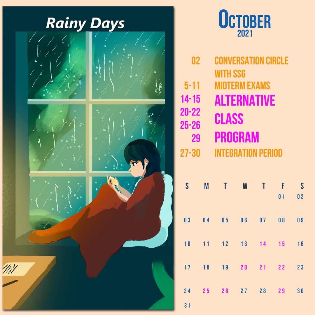 ADNU_Official's tweet photo. Hello there, October!
Here’s the month’s downloadable/printable monthly and weekly calendar, featuring “Rainy Days” cover art by Al Balderas of OSA.

Click HERE: https://t.co/3ekNN6CRiz

#ExperienceOSA #AdnuOsa #ACP https://t.co/YZjCwCHMWD