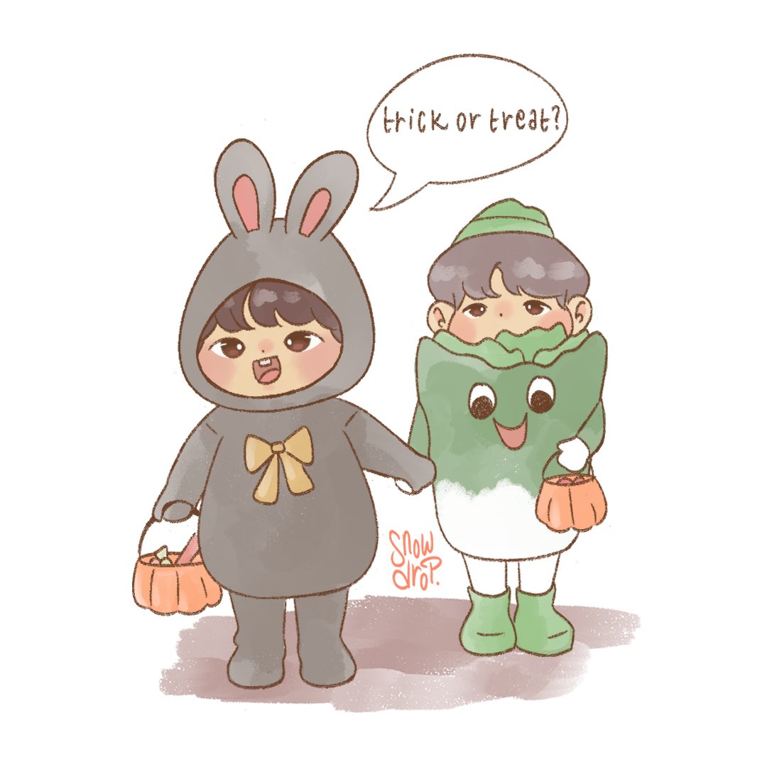 artmytober day 01: trick or treat 🍬

jungkook and jimin is ready for halloween 🎃✨

#jungkook #jimin #artmytober2021 #artmytoberday1 #btsfanart