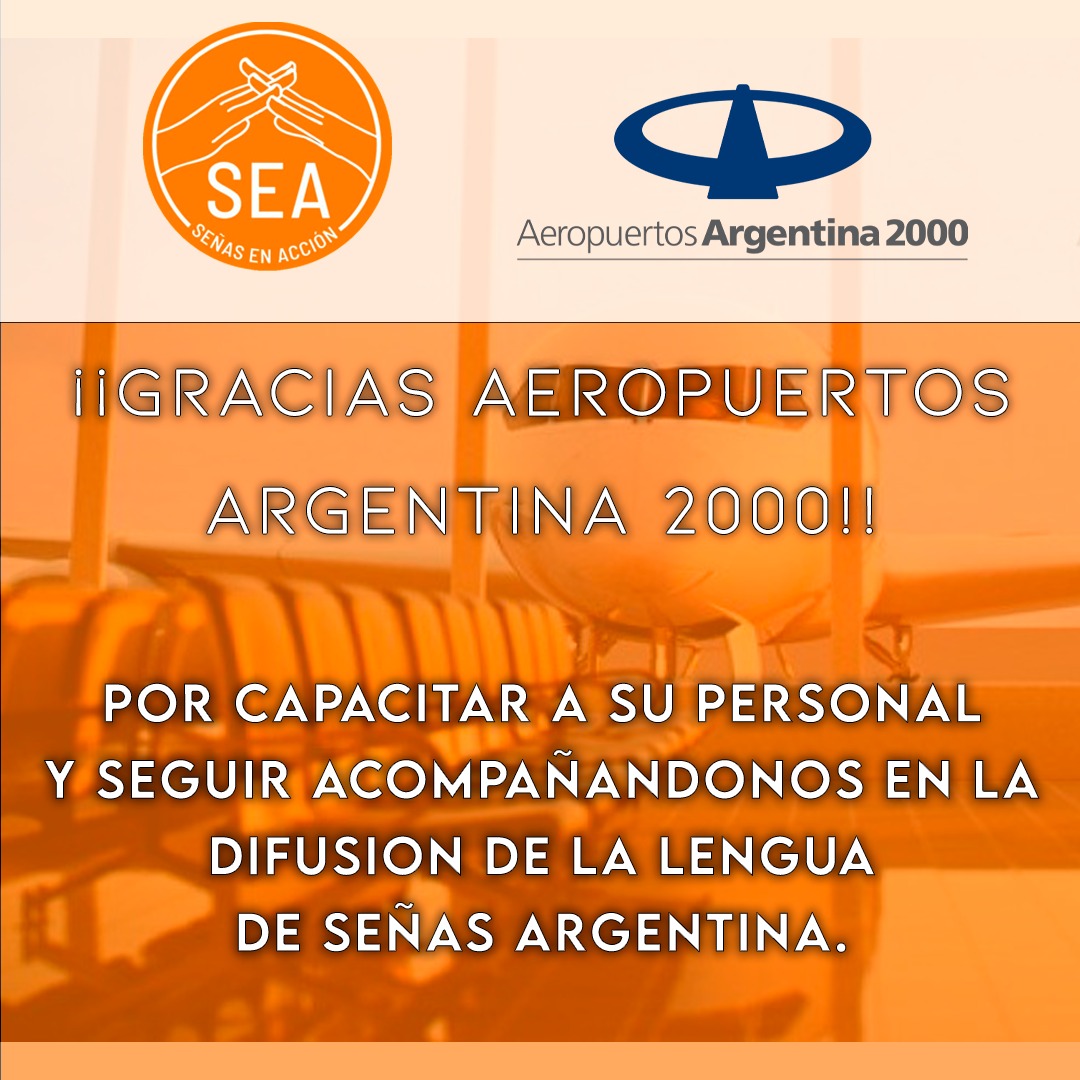 SEAONGARG's tweet photo. EN EL MES DE LAS PERSONAS SORDAS Y SU CULTURA
¡Gracias @aa2000oficial por capacitar a su personal y seguir acompañándonos en la difusión de la Lengua de Señas Argentina! #lenguadeseñasargentina #aprenderLSA #lenguadeseñas #sordos #inclusion #interprete #señas #sociedadinclusiva https://t.co/HCXQEUxPub