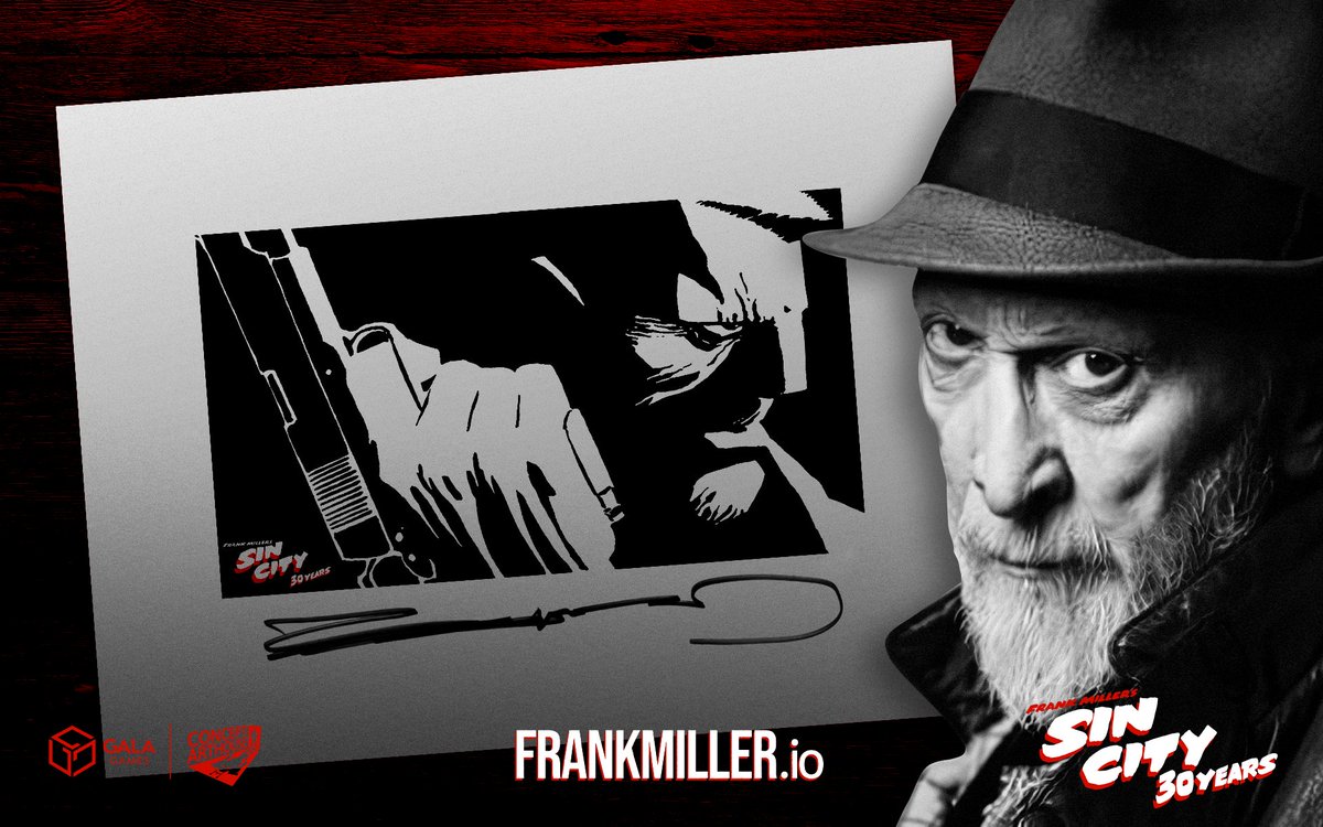 conceptlabsxyz's tweet photo. 🚨 Giveaway Time! 🚨 

To celebrate Sin City’s 30th anniversary, we are giving 10 lucky winners a signed poster by @frankmillerink.

1️⃣ Follow @conceptarthouse on Twitter. 
2️⃣ Tag 2 friends AND retweet. Winners will be announced on October 5th. https://t.co/YEfHj2Zcco