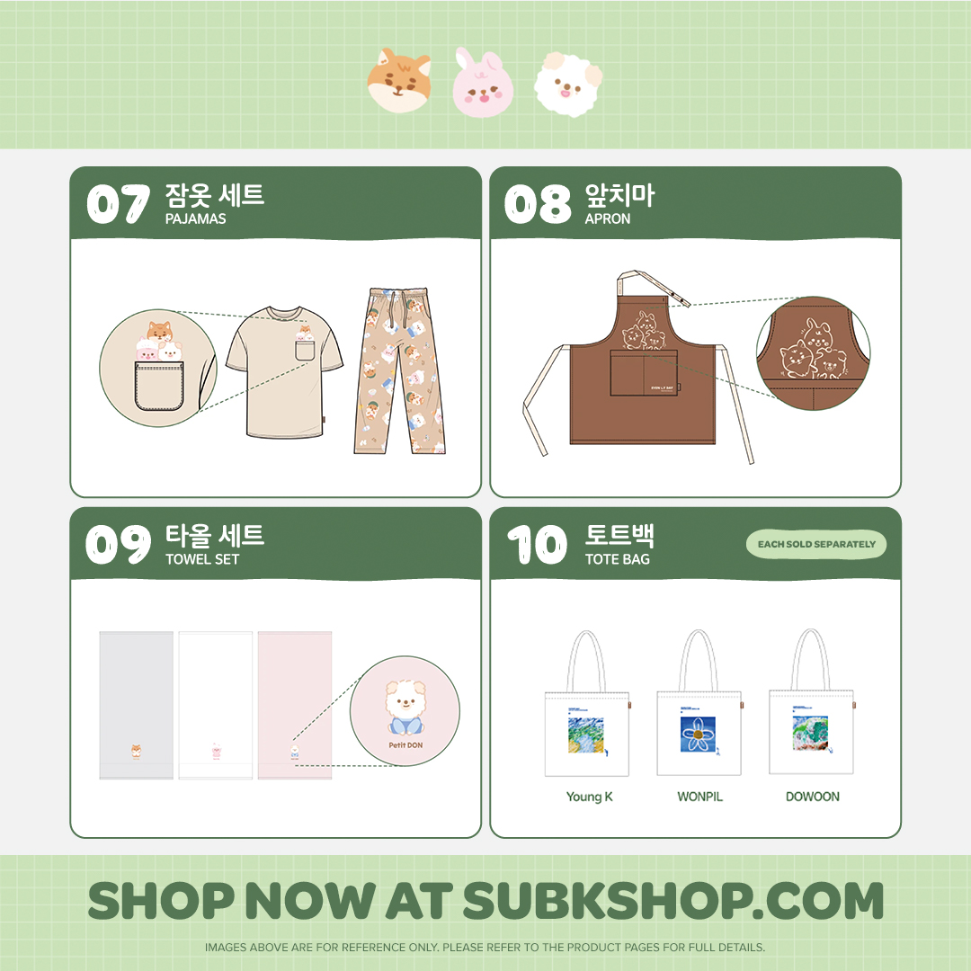 ☀️ DAY6 (EVEN OF DAY) 'SUMMER MELODY' POP-UP STORE OFFICIAL MD