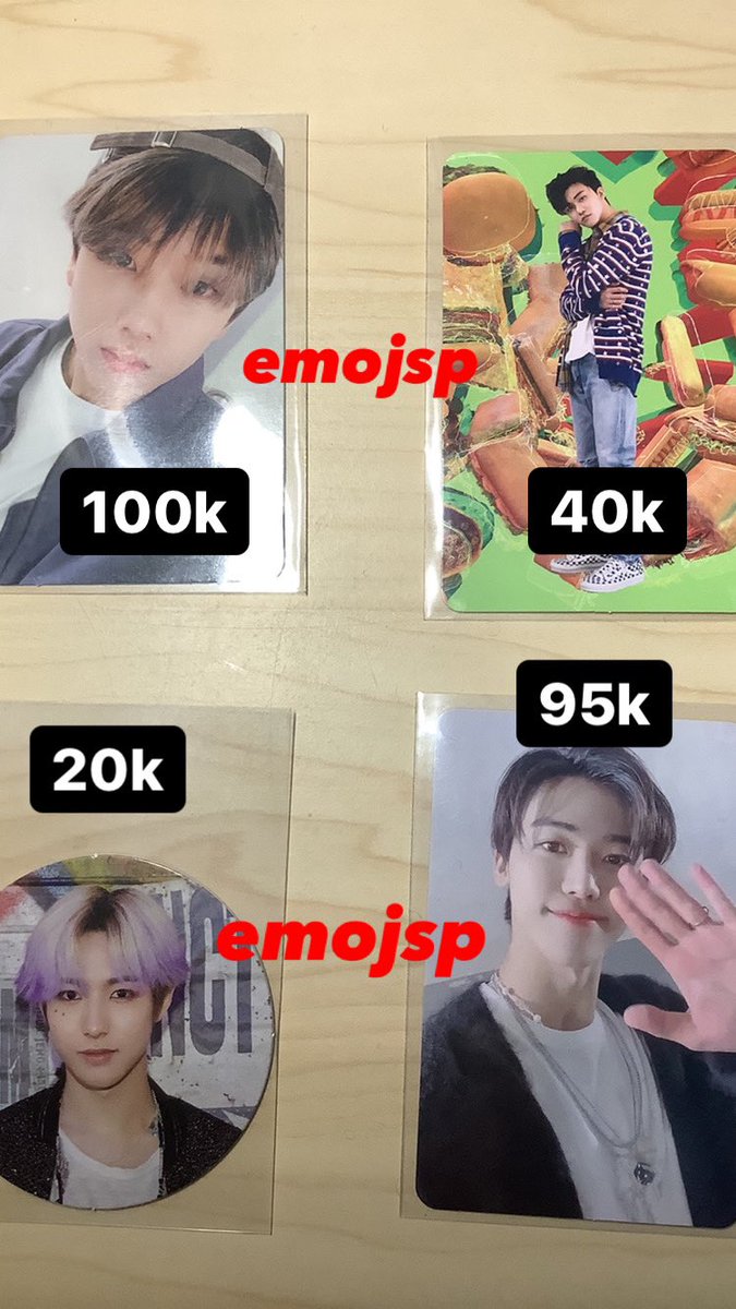 emojsp's tweet photo. wts / want to sell ‼️

1. jisung ridin version
2. jaemin hot sauce ar clip
3. renjun circle card ridin version
4. jaemin hot sauce ar selca

freeong 🍊 bisa nego tipis, incl packing, good condi 👍🏻
dom tangerang 

wts nct dream jaemin, jisung, renjun photocard pc https://t.co/2CqUDWXkvG