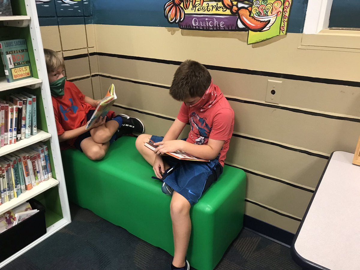 Babler Elementary Library tweet media