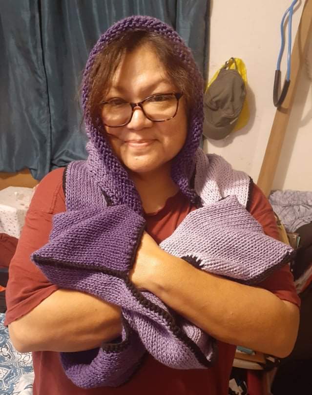 Made_Wicked's tweet photo. Hooded scarf #crochet 
#knitting 
#knit
 #handmade
#yarn
 #yarns
 #gifts 
#joyofmotioncrochet 
#crochetaddict
#crocheters of instagram
#crochetinpublic
#dudeswhocrochet
#guysknitting
#guyswhoknit
#handmadehour
#handmadecraftnetwork
#instacrochet
#instaknit
#knitaddict https://t.co/yc9z5HfJiJ