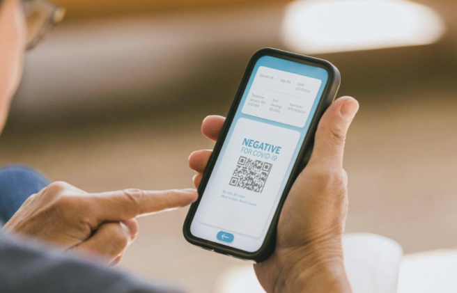 Forbes's tweet image. U.S. travelers will need to prove Covid-19 status if the Senate bill passes trib.al/HkND8zT