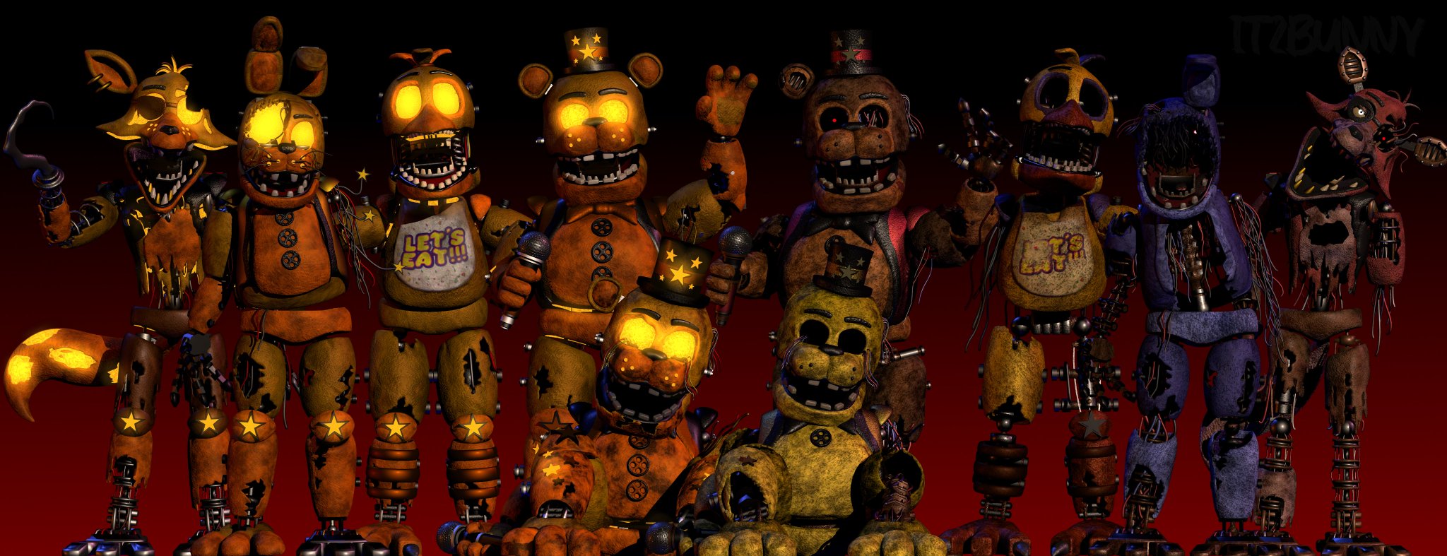 Withered Freddy (Ultimate Custom Night) by MarienneSonia -- Fur Affinity  [dot] net