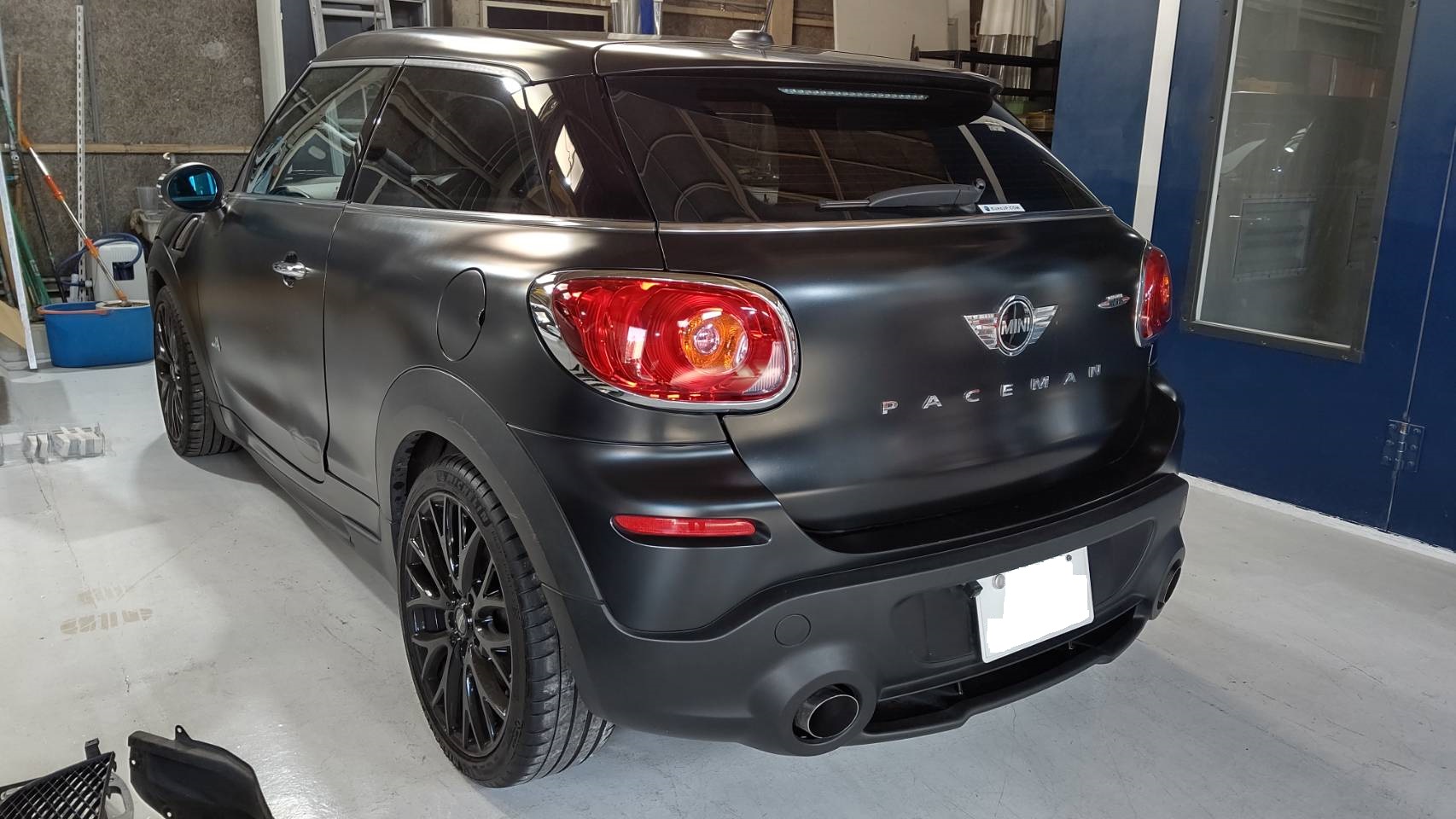 鈑金塗装修理 神奈川 厚木 野田自動車 Miniペースマン 鈑金ご依頼有難うございます マットブラックのレアモデル カッコいいですね 鈑金 塗装のお見積り ご相談は 046 258 6466までお気軽にお問合せ下さい 神奈川 厚木 野田自動車 外車修理