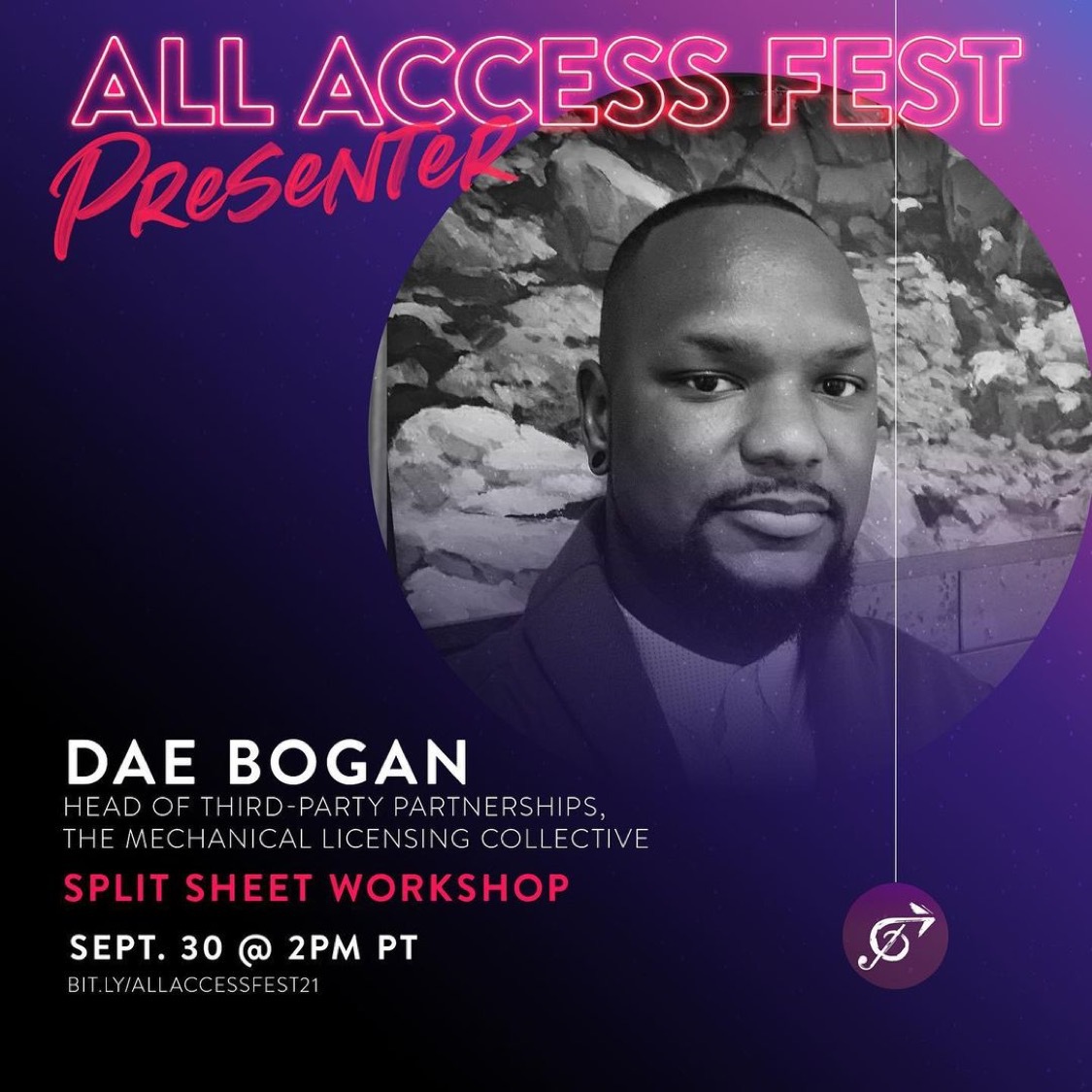 MLC_US's tweet photo. Big thanks to @musicforward #AllAccessFest, for inviting @daeboganmusic, The @MLC_US's Head of Third-Party Partnerships, to help present a Split Sheet Masterclass yesterday. https://t.co/CQa7MHEFY2