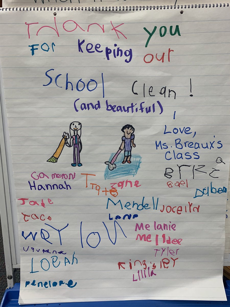 Debbie Breaux (@msbreauxsclass) on Twitter photo Sending some love to our custodians today for all their hard work making our school clean, safe, and beautiful!!! <a href="/BlackBearkats/">Black Elementary</a> Sending some love to our custodians today for all their hard work making our school clean, safe, and beautiful!!! <a href="/BlackBearkats/">Black Elementary</a>