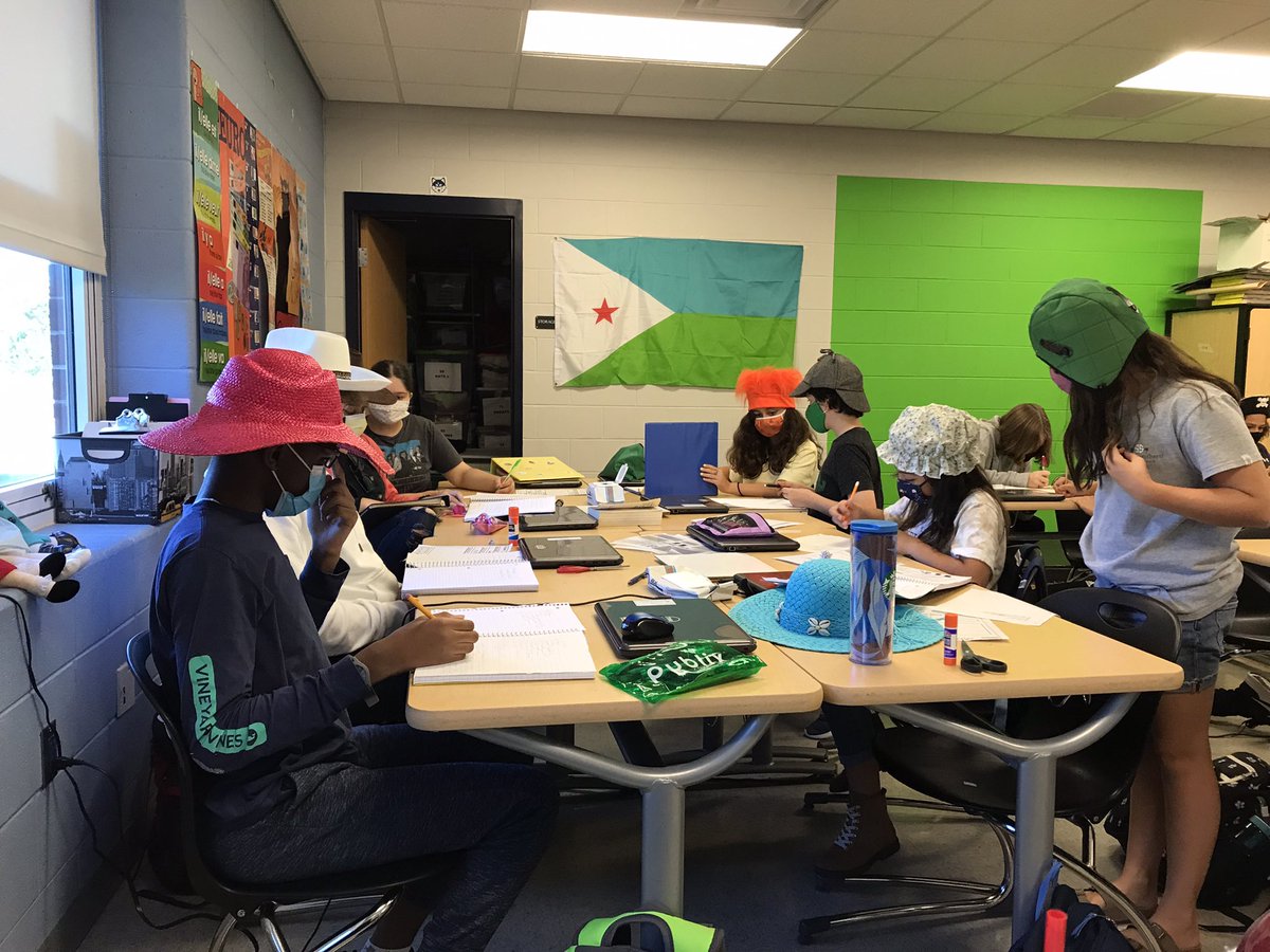 MsSayd_HMS's tweet photo. Because when your French students have to do a skit showing what they learned, they need hats. #chapeaux #ILoveMyJob #holmanhuskies https://t.co/7FRI01GCBO
