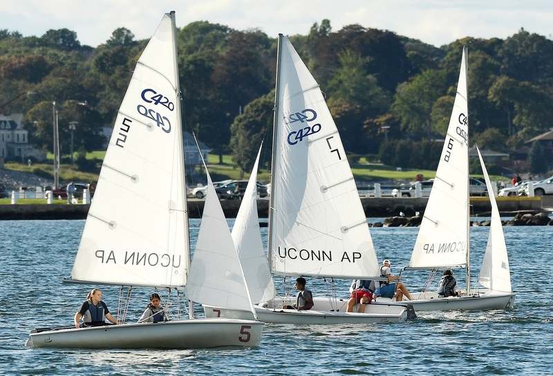 Sailing away off Eastern Point Beach in Groton. bit.ly/3A34pqM