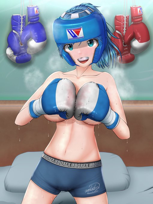 差分でヘッドギアとノーファールカップ直穿きを(^^)
今回のヘッドギア、なかなか良い感じに掛けたと自画自賛してます(^-^)(何度も線を修正したので時間はかかりましたが…) https://t.co/EQCnChmZ91 