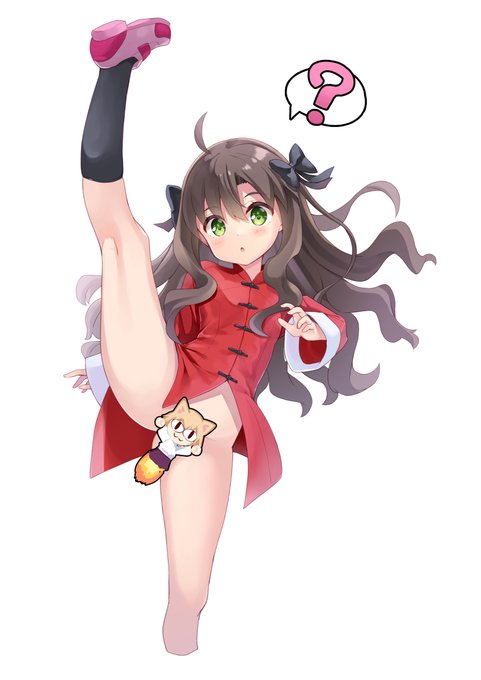 これは下を履き忘れてる事に気づかず戦っている有間都古

#メルブラ
#格ゲーキャラ描こうぜ 