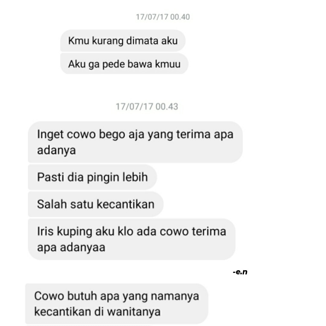 iniiniaaaa's tweet image. alasanku masih trauma dan gamau pacaran ya karna selalu keinget aja sm kata-kata ini :