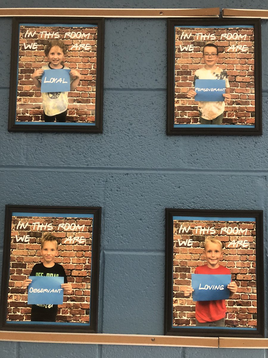 MrsWachholder's tweet photo. My favorite beginning of the year project. I love seeing how excited students are to see their word and what words their peers chose. @Reed_Reads009 @hanuhen @WCSWarhawks #wcsflight #FriendsinFourth #positivewords https://t.co/b1TAcwdGub