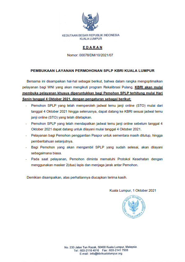 Indonesian Embassy Kuala Lumpur (@IndonesiaInKL) / Twitter