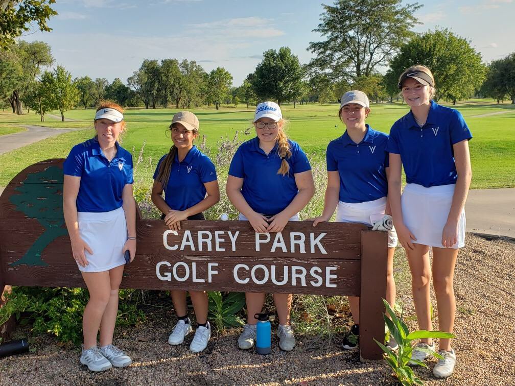 RunningGhost2's tweet image. Viking golf second at Hutch Invitational! Nice job ladies!