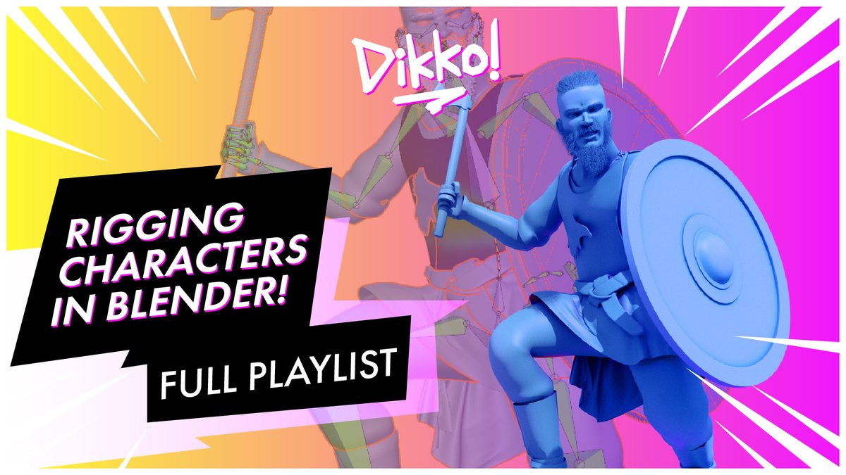 I recently wrapped up a 12 part video series on character animation! its 100% free so If u or anyone u know is wanting to learn rigging in Blender please share/RT/shill to your hearts content! Would really appreciate it. tinyurl.com/4bz4ka7b

#b3d #rigging #tutorial #cgart