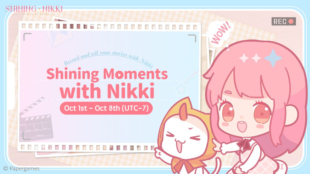 ShiningNikki_SN's tweet image. ✨100Day celebration: Video collection ＆ giveaway event ✨
Hi Stylists！
Nikki has been with you for almost 100 days
Join our Video collection＆giveaway event for the special day!
Nikki’s gift: CHEER4NIKKI
Event detail:
reurl.cc/Q6W3NZ
#shiningnikki #100dayswithnikki
