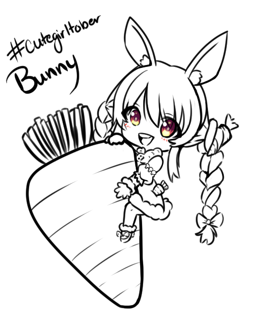 RadicalYue's tweet photo. Most last minute decision in the world to do this but let's see how long I last lmao
Day 1: Bunny
#cutegirltober2021 https://t.co/dlv4bXrRIT