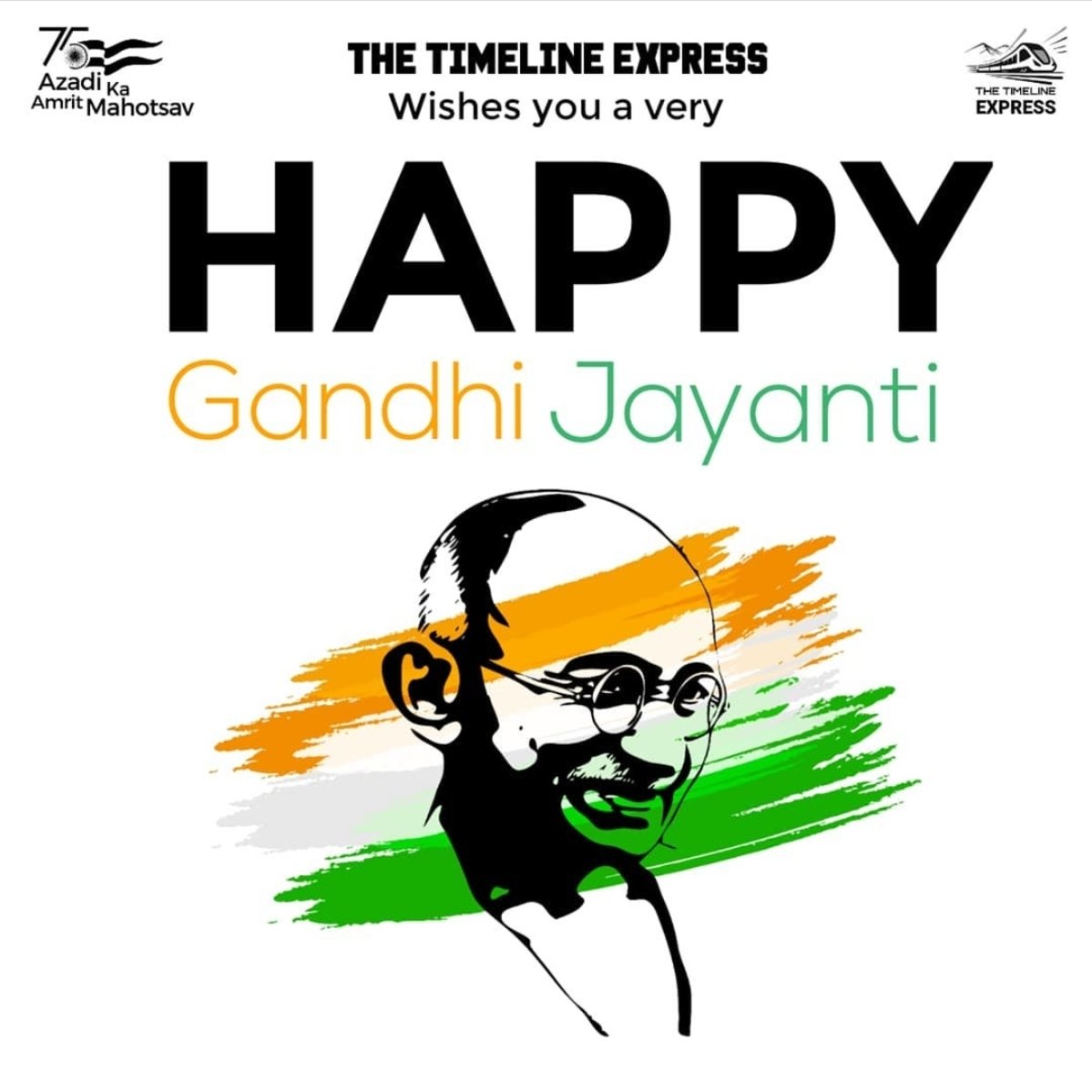 ET_Transit's tweet photo. The Timeline Express Wishes you a very Happy GandhiJayanthi to all Rail/Metro/Infra Enthusiasts and Corporations!! Mahatma Gandhi has played a very important role in India's Independence so let us Salute him this day!!
#GandhiJayanti2021 #AzadiKaAmritMahotsav #TheTimelineExpress https://t.co/63nHGZ8dGG