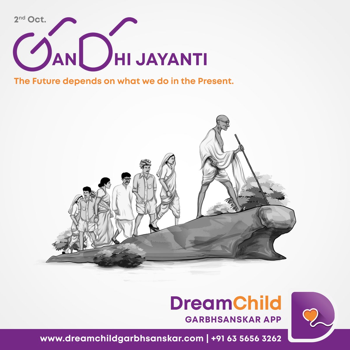 गांधी जयंती की शुभकामनाएं!!! 

#dreamchild #garbhsanskar #OnlineGarbhSanskar #garbhsanskarapp #Gandhi #Jayanti #GandhiJayanti #gandhiji #4quotient #development #iqdevelopement #newindiamission #happy #healthy #pregnancy