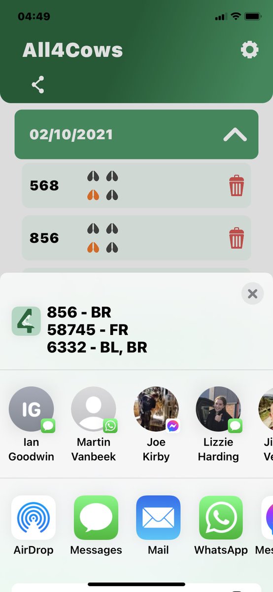Hoofman2's tweet photo. Introducing the new free farmers noting app for lame cows when first seen on farm from the App Store for Apple &amp; Android phones this week.

A free app that the farm team can download onto their phones to note lame cows for hoof trimming by the in house trimmer https://t.co/AStJmAOqBd
