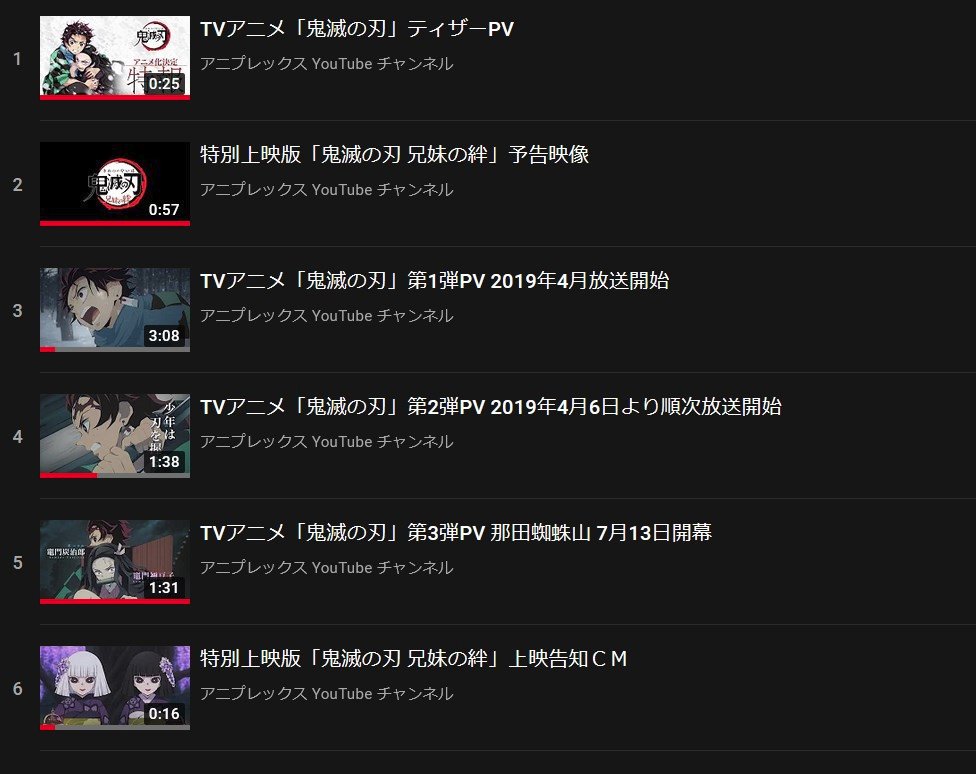 Ufotable Youtube 鬼滅の刃 こちらもufotableが制作 編集の特報やtvcmの再生リストをご用意しております 振り返り チェック頂ければ幸いです 竈門炭治郎立志編 T Co Ww2ia4hd0j 劇場版 無限列車編 T Co Vquokptlp7