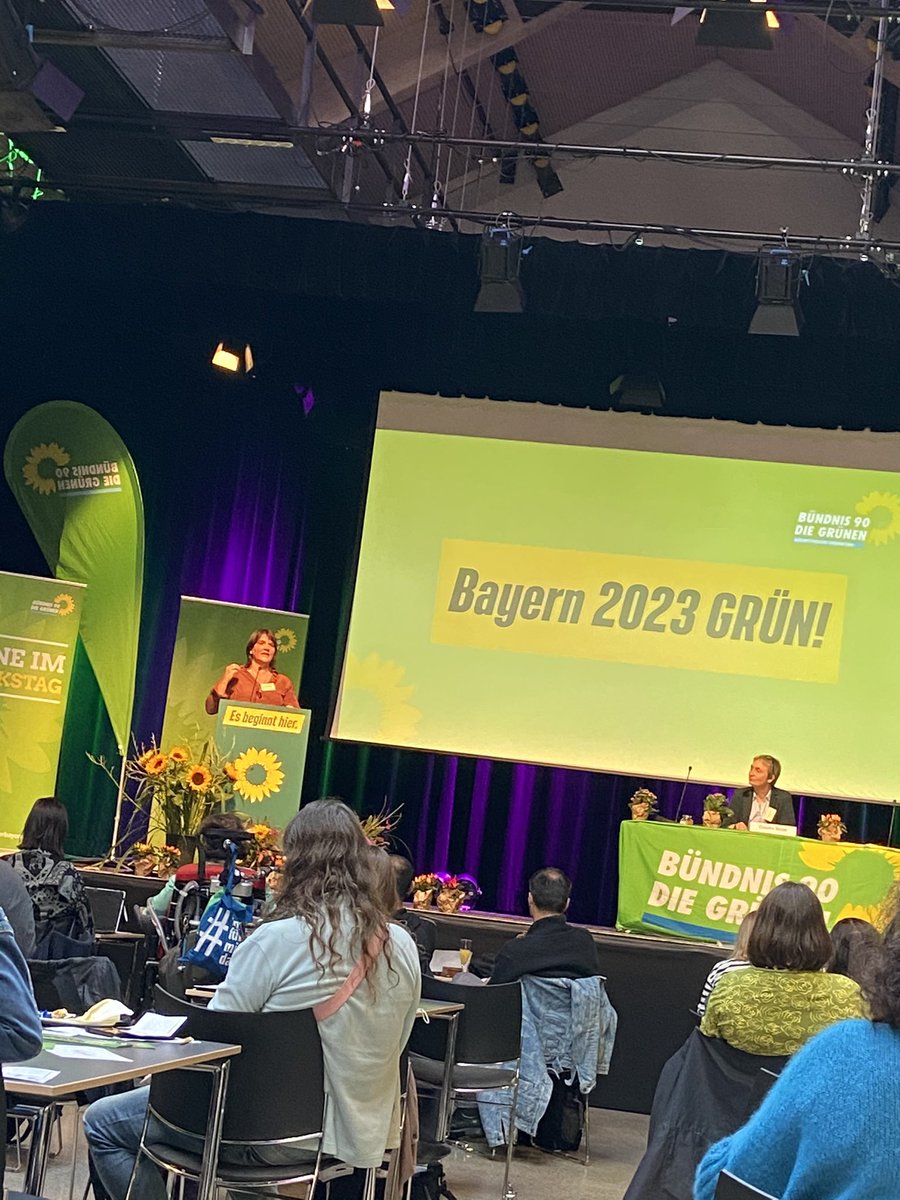 Bezirksversammlung #Oberbayern. Analyse der #Bundestagswahl  und der Blick nach vorne. Jetzt spricht unsere <a href="/KoehlerClaudia7/">Claudia Köhler</a> 👏🏼💚