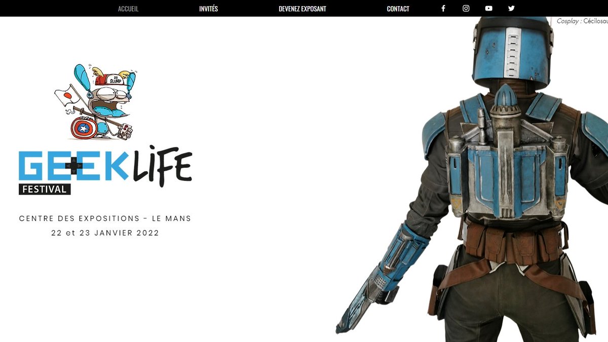 Et voici notre tout nouveau site web ! 🖥 N'hésitez pas à le visiter régulièrement pour ne rien rater 😀
Merci et bravo à <a href="/Cecilosaurus/">Cecilosaurus</a> 🔥
➡️ geeklifefestival.com