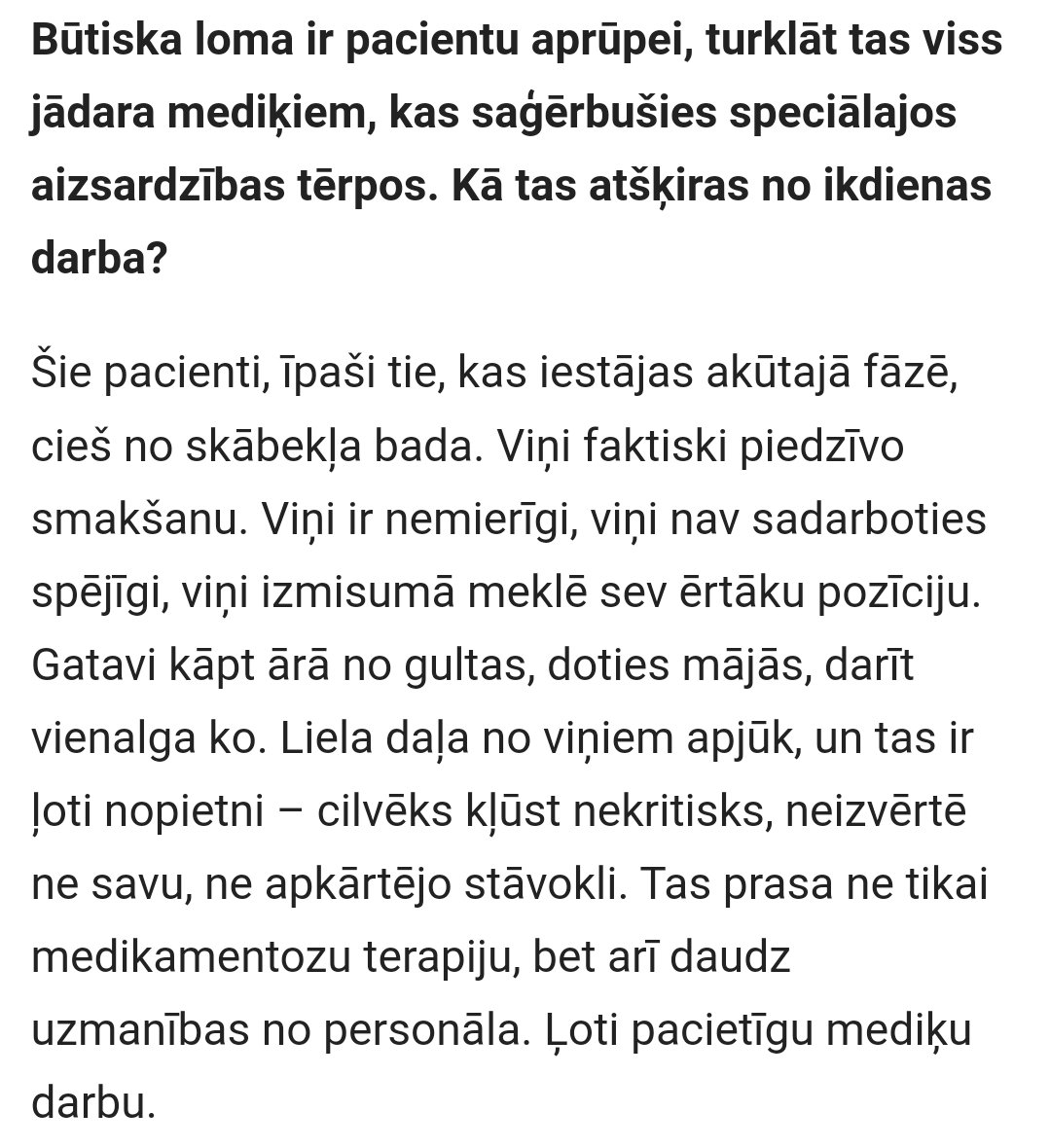 Dzherijs's tweet photo. Viela pārdomām - ja kādam joprojām šķiet, ka ar C19 viss ir viegli un vienkārši.

Arī slimnīcas kontekstā nav tikai divu galējību - nesaslimi vai nomiri. Ir vēl lērums "detaļu procesā", no kurām saprātīgi cilvēki tomēr censtos glābties.

/komentē #reanimācija pārstāvis Oļegs Šuba https://t.co/g9TYNEnqRA