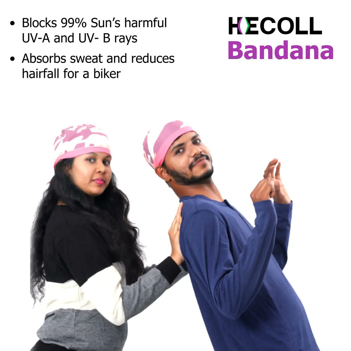 hecoll_tech's tweet photo. #HecollBandana made of 100% skin friendly cotton, it enhances your riding experierence. 

#Hecoll #healthycoverforall #hecollfabric #Hecolltech #HecollProtection #antiviral #protection #bandana #UVprotection #babystyle #safety #germs #bike #biker #photo #Sunprotection #cotton https://t.co/U4isC5Czoa