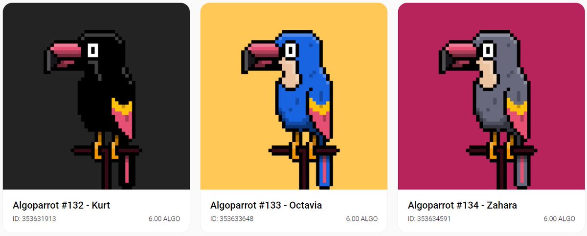 Algoparrots tweet media