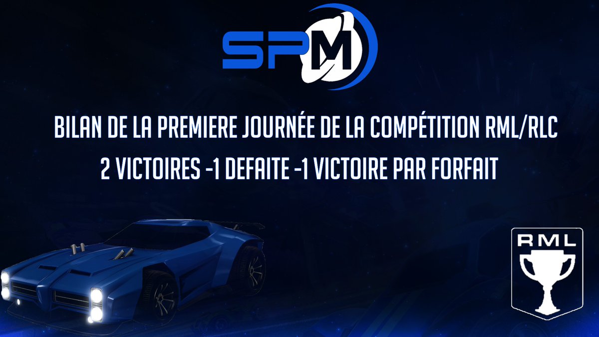 spmcorp's tweet photo. les résultats des premiers matchs de nos line up à la @rml_officiel  sont de bonne augure pour la suite.

Victoire 3-2 de la SPM Mercury 
Défaite de la SPM-Odyssey 1-3
Victoire de la SPM Astral 3-0
et victoire par forfait pour la SPM Celestial

#UniverseisOurs https://t.co/zoizzSVrf9