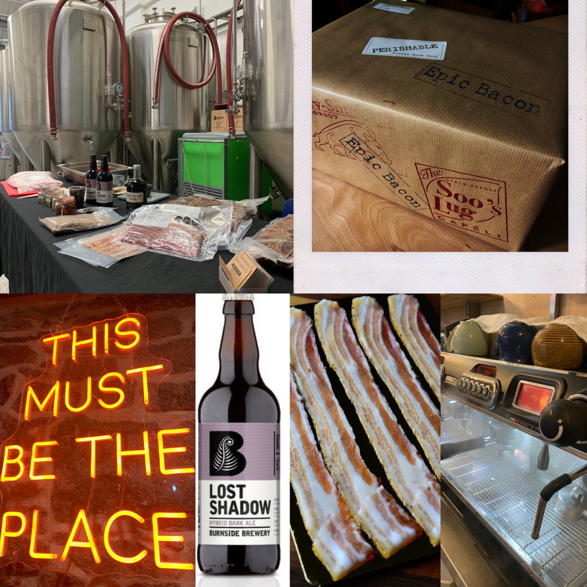 Baconeer1's tweet photo. @sooslug is open on ltd staffing as I’m @BurnsideBrewery giving jiggery pokery tutorials on 3* #greattasteawards #darkdubhloch streaky bacon which uses Steve’s #lostshadow dark / porter 11-2 14 cuhere
#provenancefesrival2021
#visitABDN #sooslug #piggerysmokery #scotfooddrink https://t.co/jn5DeAL184