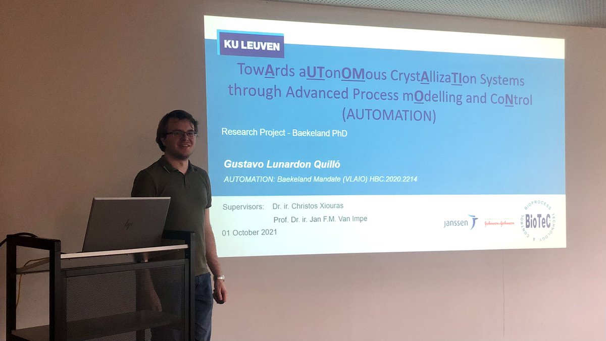 janfmVI's tweet photo. 👉 #kickoff2021 @KULeuvenBioTeC Seminar Series, on campus!

First internal speaker: @GustavoLunardon, @vlaio Baekeland grantee in collaboration with @JanssenBelgium @TheSaaientist @Christos_Xi 

Followed by first BioTeCafé of the new academic year!🍻 
#bestteamever
@kuleuvenADS https://t.co/y9kEVHNPIq