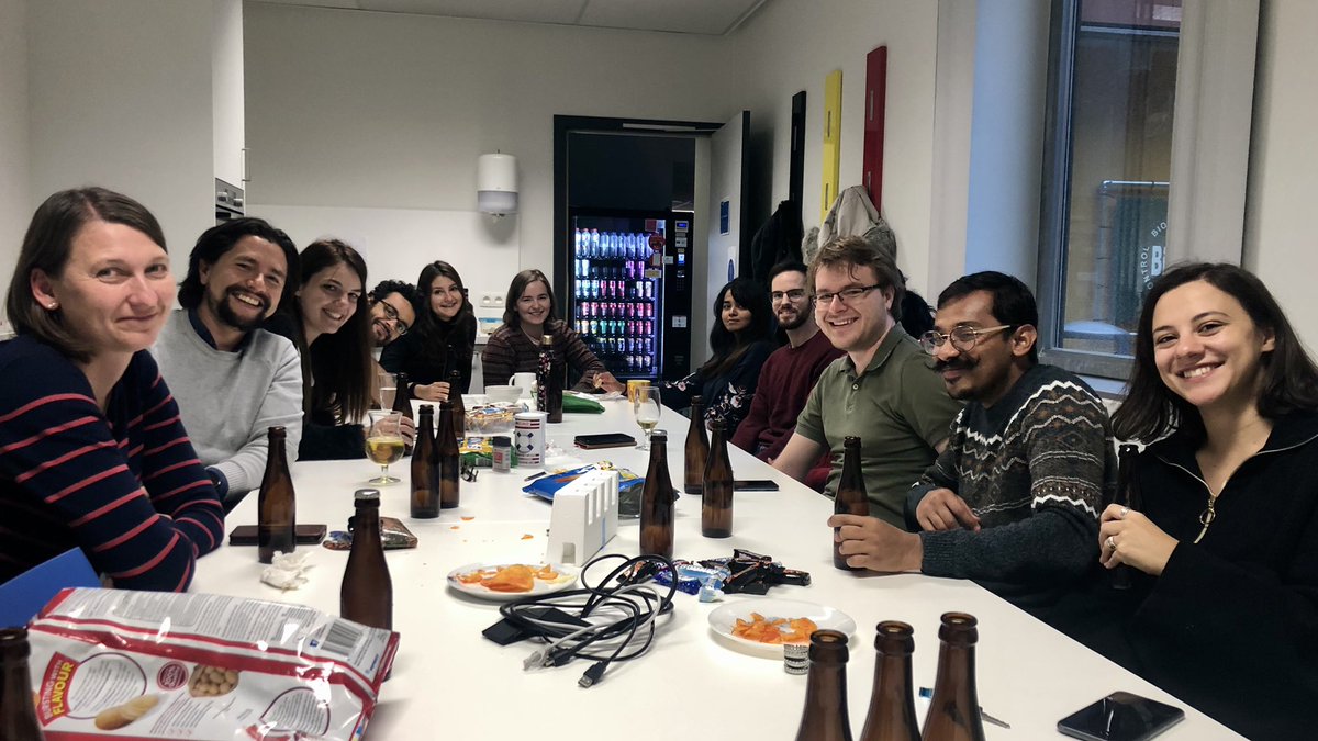 janfmVI's tweet photo. 👉 #kickoff2021 @KULeuvenBioTeC Seminar Series, on campus!

First internal speaker: @GustavoLunardon, @vlaio Baekeland grantee in collaboration with @JanssenBelgium @TheSaaientist @Christos_Xi 

Followed by first BioTeCafé of the new academic year!🍻 
#bestteamever
@kuleuvenADS https://t.co/y9kEVHNPIq