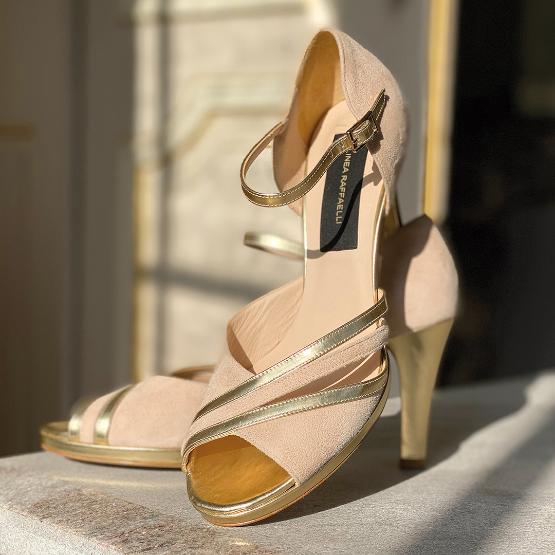 blush coloured heels