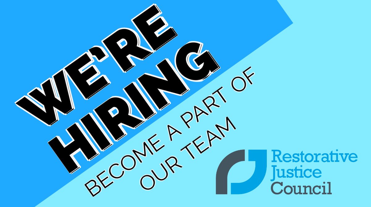 At an exciting time in the <a href="/RJCouncil/">Restorative Justice Council</a> development, we are seeking to appoint a Policy and Communications Officer to support the delivery of our ambitious strategic plan. Find out more at restorativejustice.org.uk/news/policy-an…